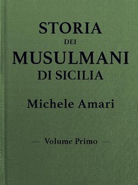 Cover of Storia dei musulmani di Sicilia, vol. I