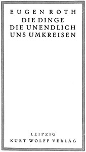 Cover of Die Dinge, die unendlich uns umkreisen