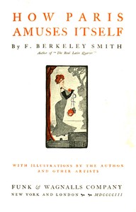 Cover of How Paris Amuses Itself