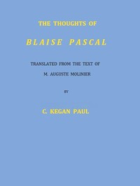 Cover of The Thoughts of Blaise Pascal