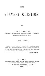 Cover of The Slavery Question