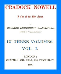 Cover of Cradock Nowell: A Tale of the New Forest. Vol. 1 (of 3)