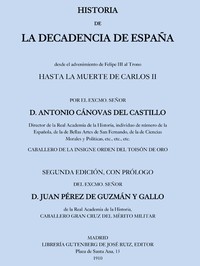 Cover of Historia de la decadencia de España