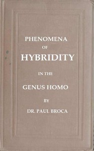 Cover of On the phenomena of hybridity in the genus Homo