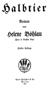 Cover of Halbtier: Roman