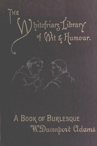 Cover of A Book of Burlesque: Sketches of English Stage Travestie and Parody