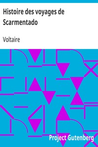 Cover of Histoire des voyages de Scarmentado