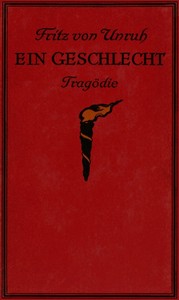 Cover of Ein Geschlecht: Tragödie