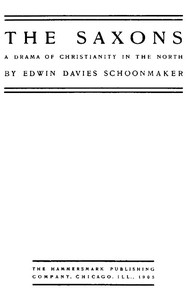 Cover of The Saxons: A Drama of Christianity in the North