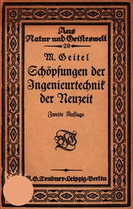 Cover of Schöpfungen der Ingenieurtechnik der Neuzeit