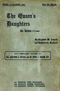 Cover of The Queen's Daughters in India
