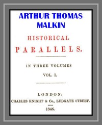 Cover of Historical Parallels, vol. 1 (of 3)