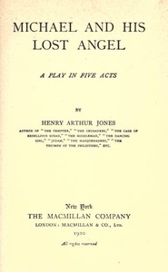 Cover of Michael and His Lost Angel: A Play in Five Acts