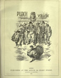 Cover of Punch, or the London Charivari, Vol. 109, October 12, 1895