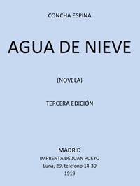 Cover of Agua de Nieve (Novela)