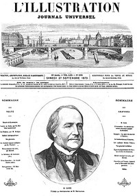 Cover of L'Illustration, No. 1596, 27 Septembre 1873