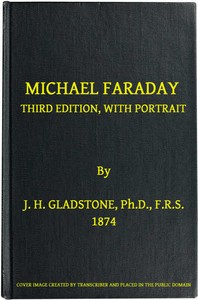 Cover of Michael Faraday Third Edition, with Portrait
