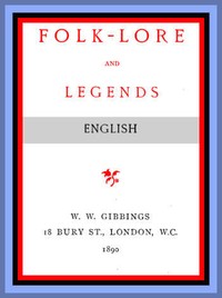 Cover of Folk-Lore and Legends: English