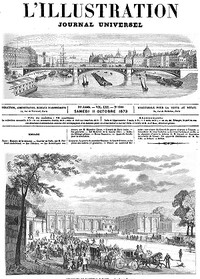 Cover of L'Illustration, No. 1598, 11 octobre 1873