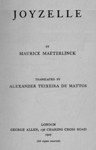 Cover of Joyzelle