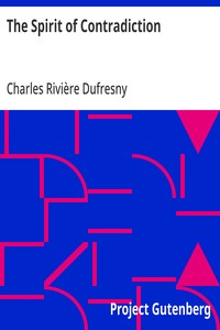 Cover of The Spirit of Contradiction