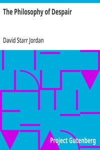 Cover of The Philosophy of Despair