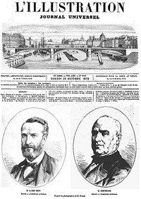 Cover of L'Illustration, No. 1600, 25 octobre 1873