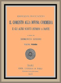 Cover of Il Comento alla Divina Commedia, e gli altri scritti intorno a Dante, vol. 3