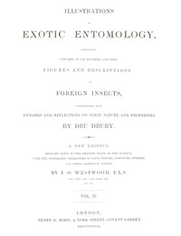 Cover of Illustrations of Exotic Entomology, Volume 2