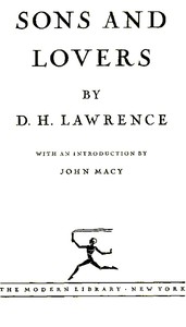 Cover of Sons and Lovers