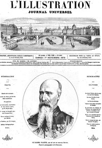 Cover of L'Illustration, No. 1601, 1 novembre 1873