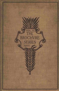 Cover of The Brochure Series of Architectural Illustration, vol. 06, No. 03, March 1900 Spanish Wrought-Iron Screens; XII. Century Capitals from the Benedictine Monastery, Monreale