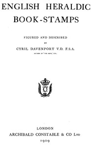 Cover of English Heraldic Book-stamps