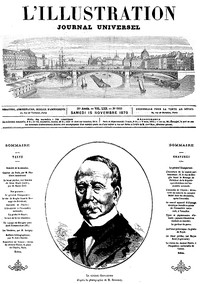Cover of L'Illustration, No. 1603, 15 novembre 1873