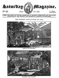 Cover of The Saturday Magazine, No. 65, July 6th, 1833