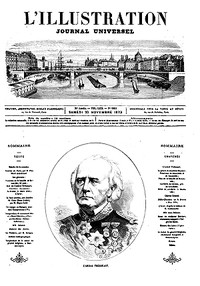 Cover of L'Illustration, No. 1604, 22 novembre 1873