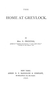 Cover of The Home at Greylock