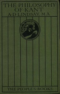 Cover of The Philosophy of Immanuel Kant