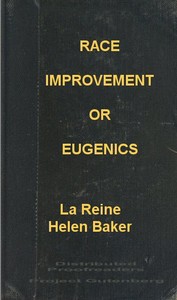 Cover of Race Improvement; or, Eugenics: A Little Book on a Great Subject