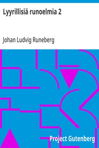 Cover of Lyyrillisiä runoelmia 2