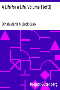 Cover of A Life for a Life, Volume 1 (of 3)