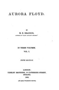 Cover of Aurora Floyd, Vol. 1 Fifth Edition