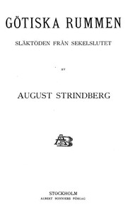 Cover of Götiska rummen: Släktöden från sekelslutet
