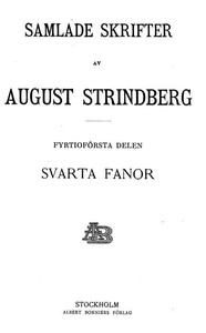 Cover of Svarta fanor: Sedeskildringar från sekelskiftet