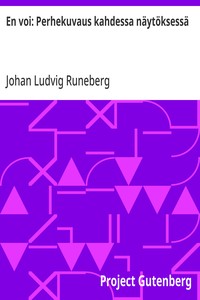 Cover of En voi: Perhekuvaus kahdessa näytöksessä