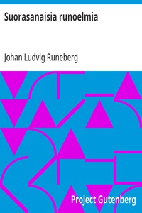 Cover of Suorasanaisia runoelmia