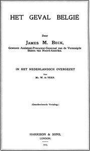 Cover of Het geval België