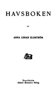 Cover of Havsboken
