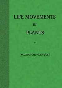Cover of Life Movements in Plants, Volume I