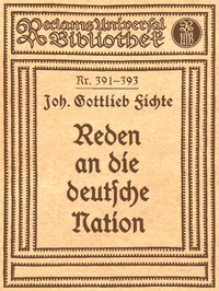 Cover of Reden an die deutsche Nation